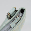GUCCI GG Canvas Shoulder Bag Light Blue Gold 257246 Auth ki5234-10