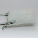 GUCCI GG Canvas Shoulder Bag Light Blue Gold 257246 Auth ki5234-4