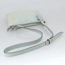 GUCCI GG Canvas Shoulder Bag Light Blue Gold 257246 Auth ki5234-7