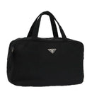 PRADA Hand Bag Nylon Black Auth ki5250-1