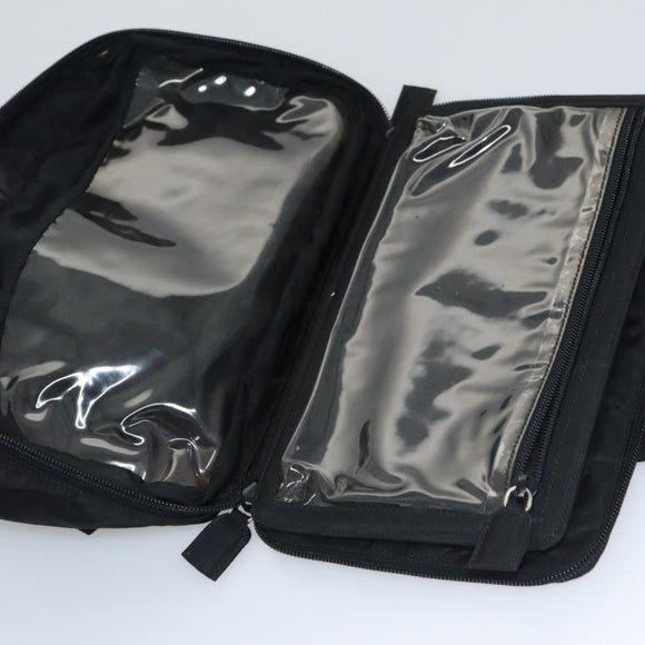 PRADA Hand Bag Nylon Black Auth ki5250