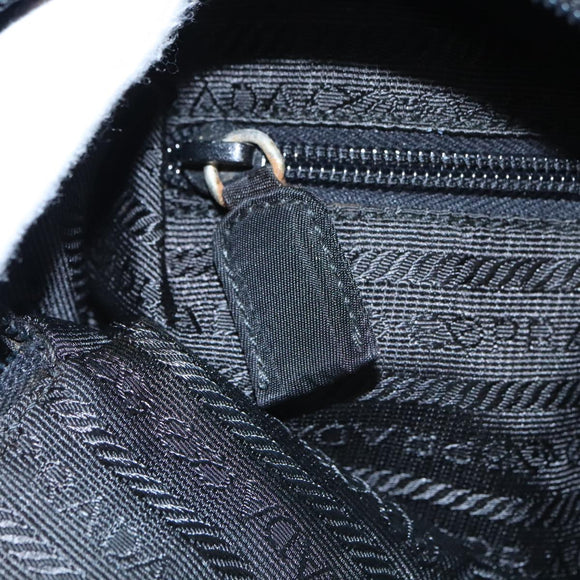PRADA Hand Bag Nylon Black Auth ki5250
