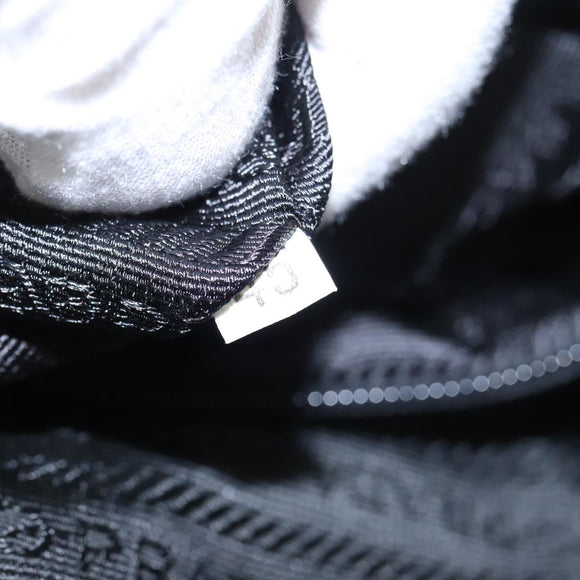 PRADA Hand Bag Nylon Black Auth ki5250