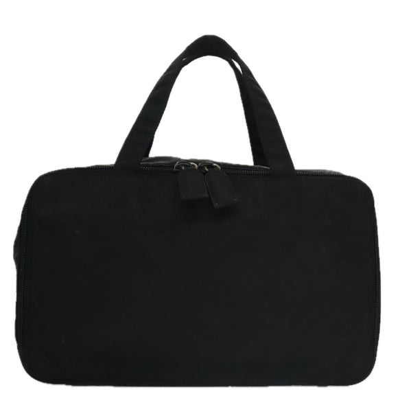 PRADA Hand Bag Nylon Black Auth ki5250