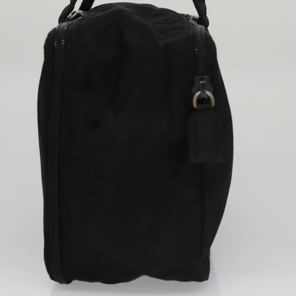 PRADA Hand Bag Nylon Black Auth ki5250