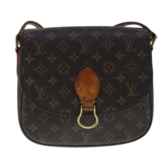 LOUIS VUITTON Monogram Saint Cloud GM Shoulder Bag M51242 LV Auth ki5258