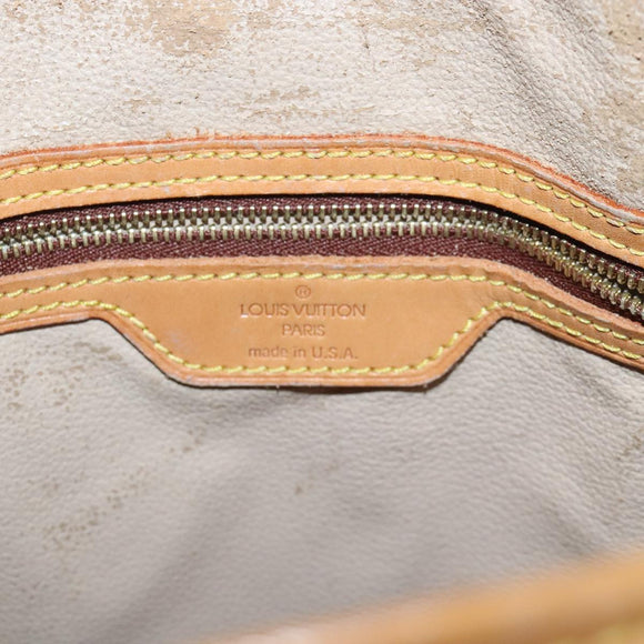 LOUIS VUITTON Monogram Bucket GM Shoulder Bag M42236 LV Auth ki5262