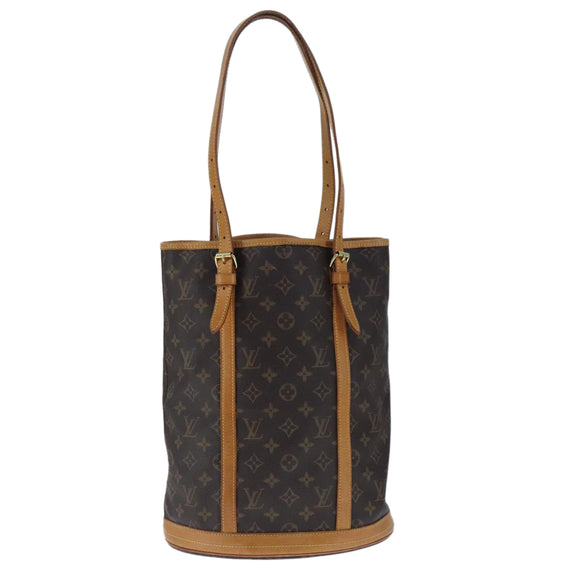 LOUIS VUITTON Monogram Bucket GM Shoulder Bag M42236 LV Auth ki5262