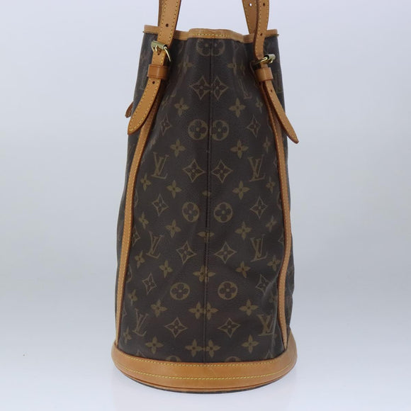 LOUIS VUITTON Monogram Bucket GM Shoulder Bag M42236 LV Auth ki5262