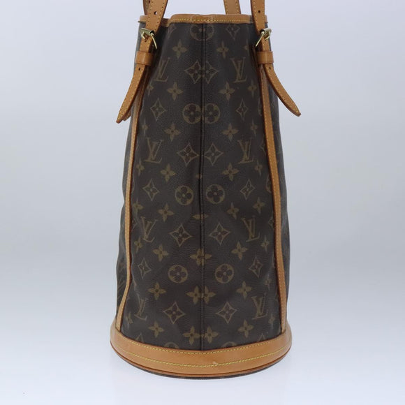 LOUIS VUITTON Monogram Bucket GM Shoulder Bag M42236 LV Auth ki5262
