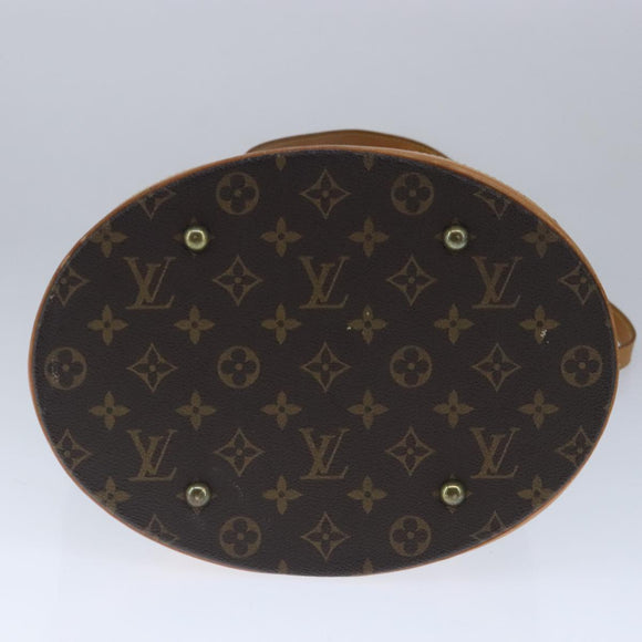 LOUIS VUITTON Monogram Bucket GM Shoulder Bag M42236 LV Auth ki5262