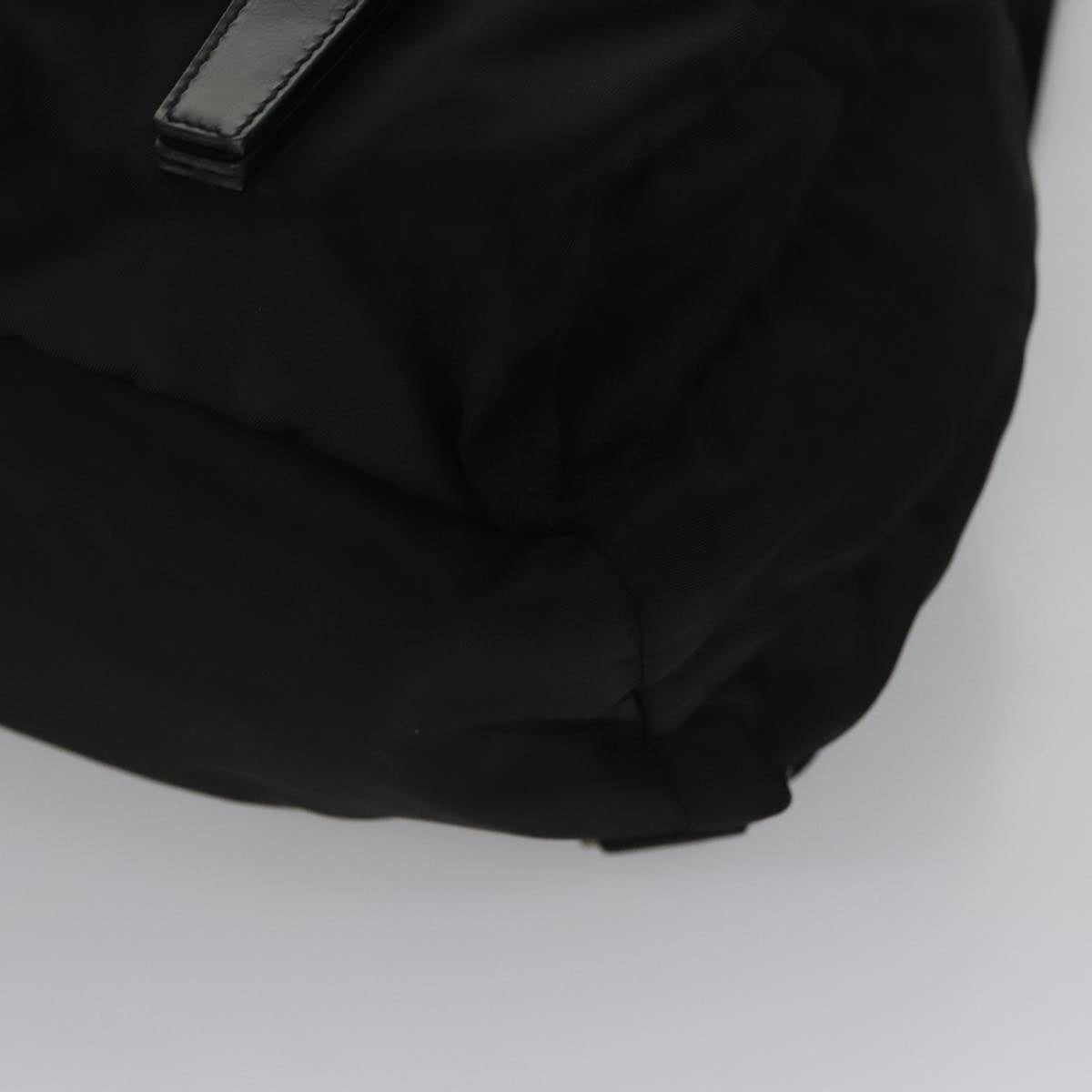 PRADA Backpack Nylon Black Auth ki5266