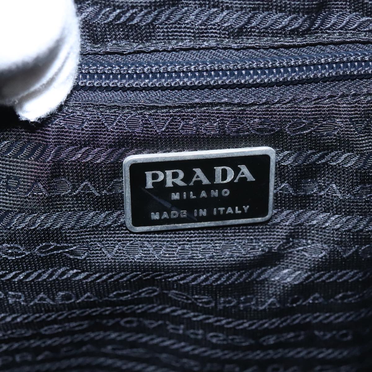 PRADA Backpack Nylon Black Auth ki5266