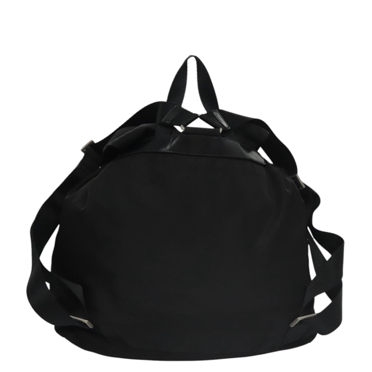 PRADA Backpack Nylon Black Auth ki5266