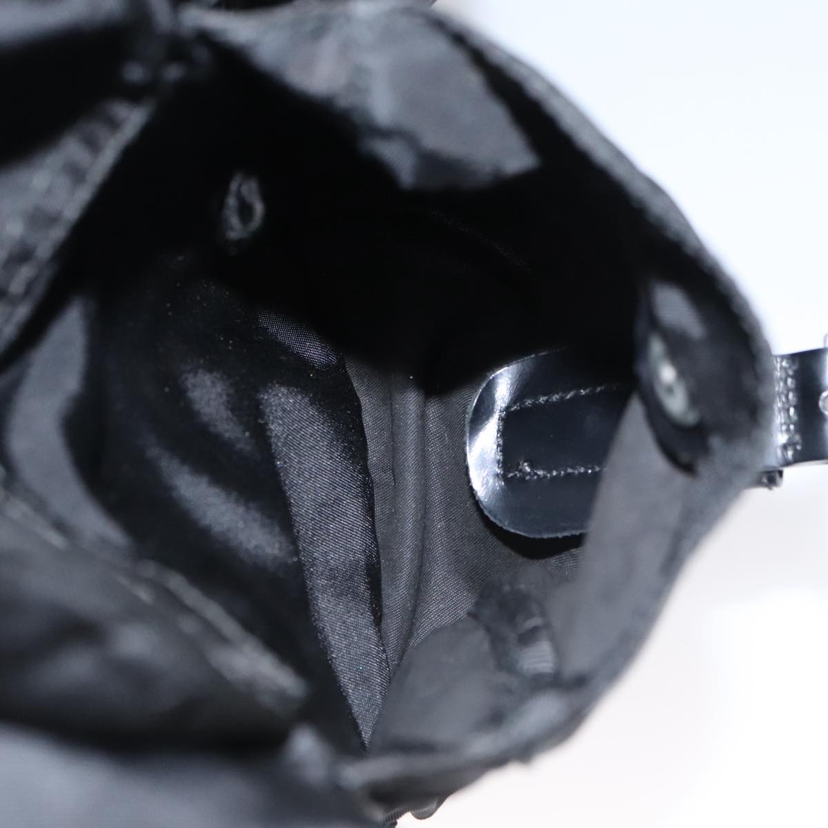 PRADA Backpack Nylon Black Auth ki5266