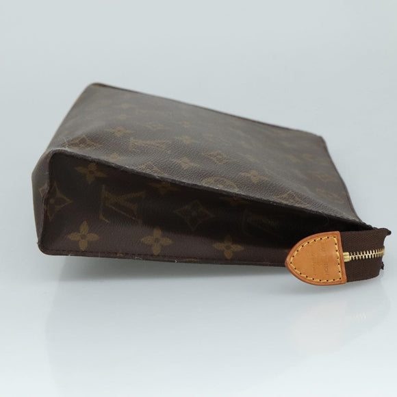 LOUIS VUITTON Monogram Poche Toilette 26 Pouch M47542 LV Auth ki5271