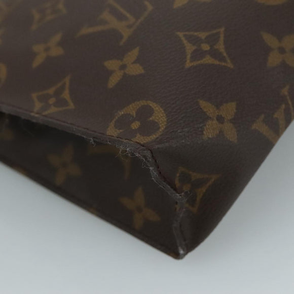 LOUIS VUITTON Monogram Poche Toilette 26 Pouch M47542 LV Auth ki5271