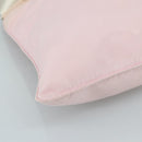 PRADA Shoulder Bag Nylon Pink Silver Auth ki5274-11