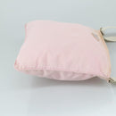 PRADA Shoulder Bag Nylon Pink Silver Auth ki5274-4
