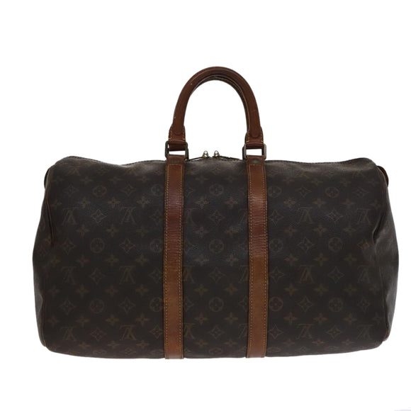 LOUIS VUITTON Monogram Keepall 45 Boston Bag M41428 LV Auth ki5283