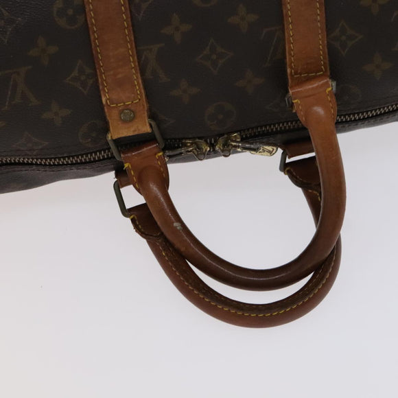LOUIS VUITTON Monogram Keepall 45 Boston Bag M41428 LV Auth ki5283