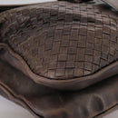 BOTTEGA VENETA INTRECCIATO Shoulder Bag Leather Brown Auth ki5284-9