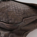 BOTTEGA VENETA INTRECCIATO Shoulder Bag Leather Brown Auth ki5284-15