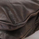 BOTTEGA VENETA INTRECCIATO Shoulder Bag Leather Brown Auth ki5284-17