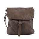 BOTTEGA VENETA INTRECCIATO Shoulder Bag Leather Brown Auth ki5284-13
