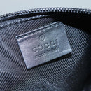 GUCCI GG Canvas Pouch Black 039 1103 Auth ki5319-15
