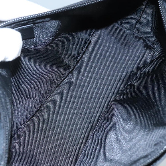 GUCCI GG Canvas Pouch Black 039 1103 Auth ki5319