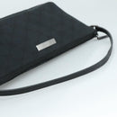 GUCCI GG Canvas Pouch Black 039 1103 Auth ki5319-7