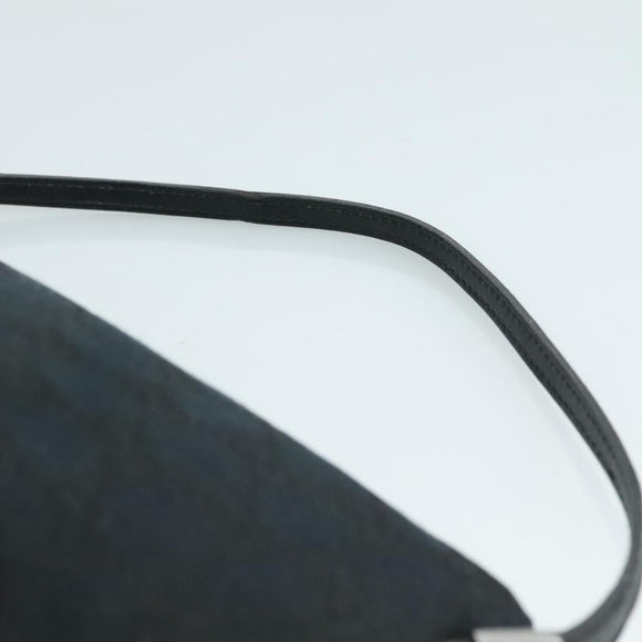 GUCCI GG Canvas Pouch Black 039 1103 Auth ki5319