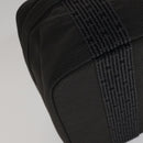 HERMES Vanity Her Line Cosmetic Pouch Canvas Gray Auth ki5324-11