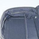HERMES Vanity Her Line Cosmetic Pouch Canvas Gray Auth ki5324-20
