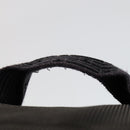 HERMES Vanity Her Line Cosmetic Pouch Canvas Gray Auth ki5324-8