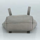 Chloe Darryl Tote Bag Leather Gray Gold Auth ki5336V-5