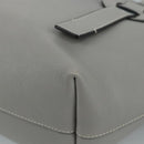 Chloe Darryl Tote Bag Leather Gray Gold Auth ki5336V-16