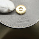 Chloe Darryl Tote Bag Leather Gray Gold Auth ki5336V-10
