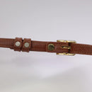 MCM Vicetos Logogram Shoulder Bag PVC Leather Brown Auth ki5337-10