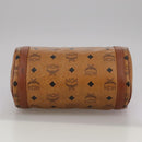 MCM Vicetos Logogram Shoulder Bag PVC Leather Brown Auth ki5337-5