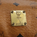 MCM Vicetos Logogram Shoulder Bag PVC Leather Brown Auth ki5337-12