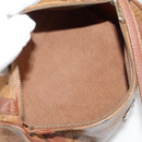 MCM Vicetos Logogram Shoulder Bag PVC Leather Brown Auth ki5337-11