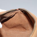 MCM Vicetos Logogram Shoulder Bag PVC Leather Brown Auth ki5337-21