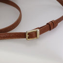 MCM Vicetos Logogram Shoulder Bag PVC Leather Brown Auth ki5337-9