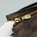 LOUIS VUITTON Damier Ebene Trousse Makeup Pouch N51982 LV Auth ki5364-10