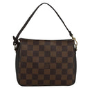 LOUIS VUITTON Damier Ebene Trousse Makeup Pouch N51982 LV Auth ki5364-13