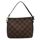 LOUIS VUITTON Damier Ebene Trousse Makeup Pouch N51982 LV Auth ki5364-2