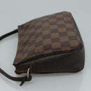 LOUIS VUITTON Damier Ebene Trousse Makeup Pouch N51982 LV Auth ki5364-4