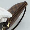 LOUIS VUITTON Damier Ebene Trousse Makeup Pouch N51982 LV Auth ki5364-6